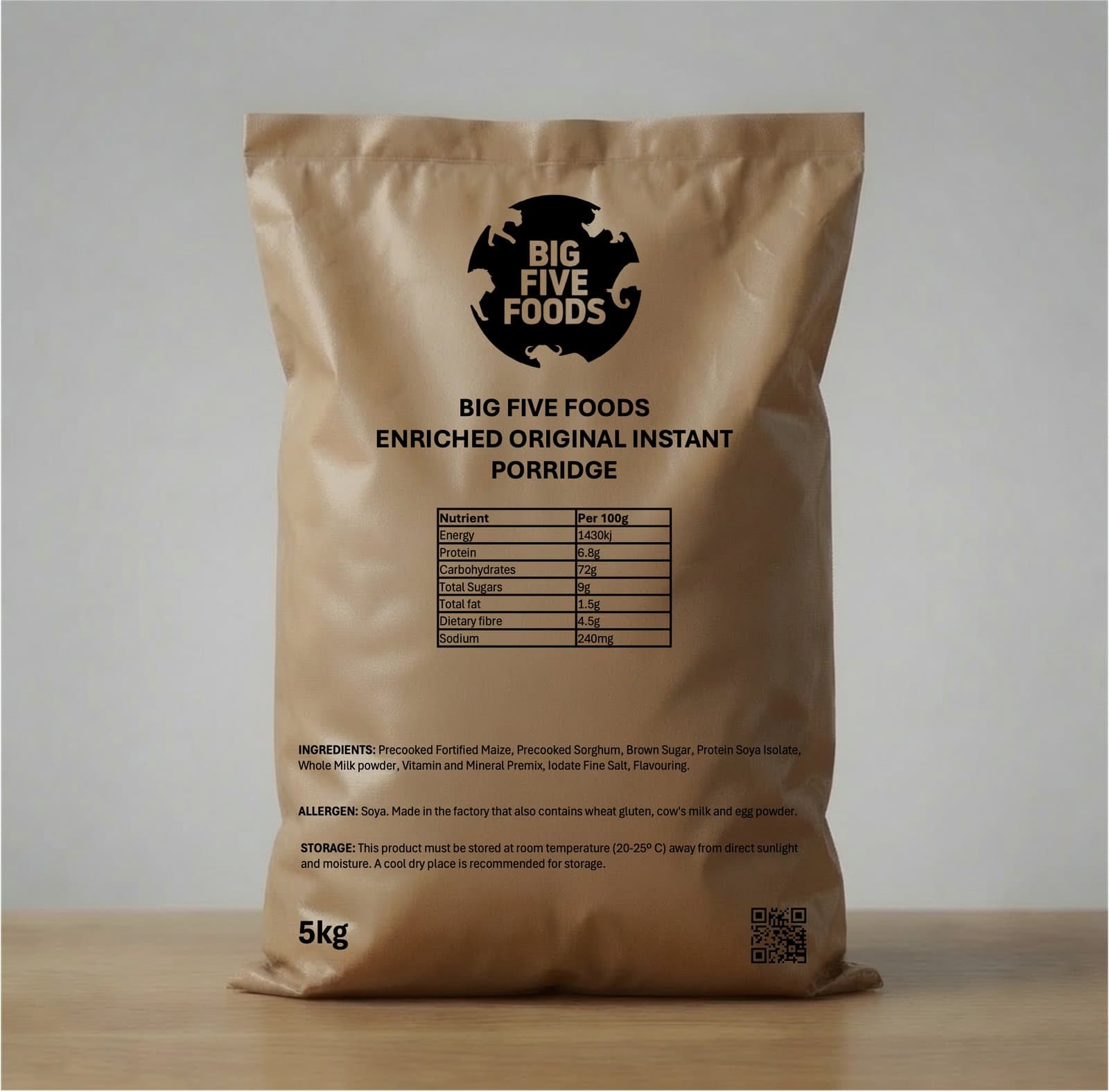 NSNP approved Enriched Porridge 5kg